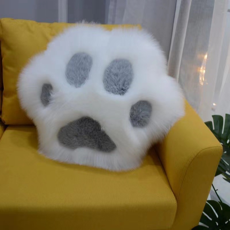 Nordic ins cute cat paw pillow panda paw cushion